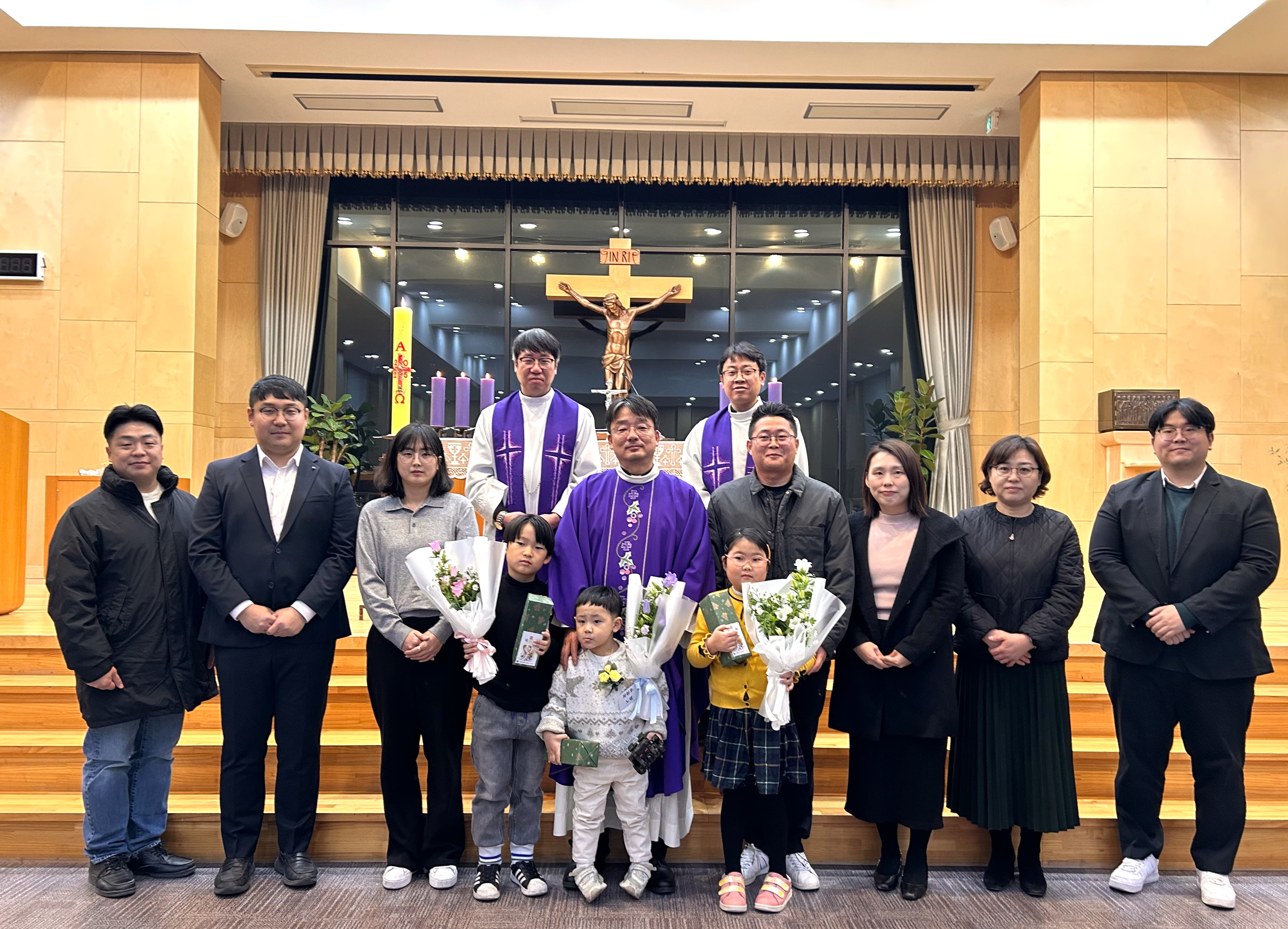 교목처, 가톨릭직원회 자녀 유아 세례성사 대표이미지